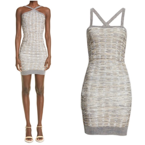 NEW NWT Isa Boulder Guest Body-Con Sweater Dress River - Picture 1 of 1